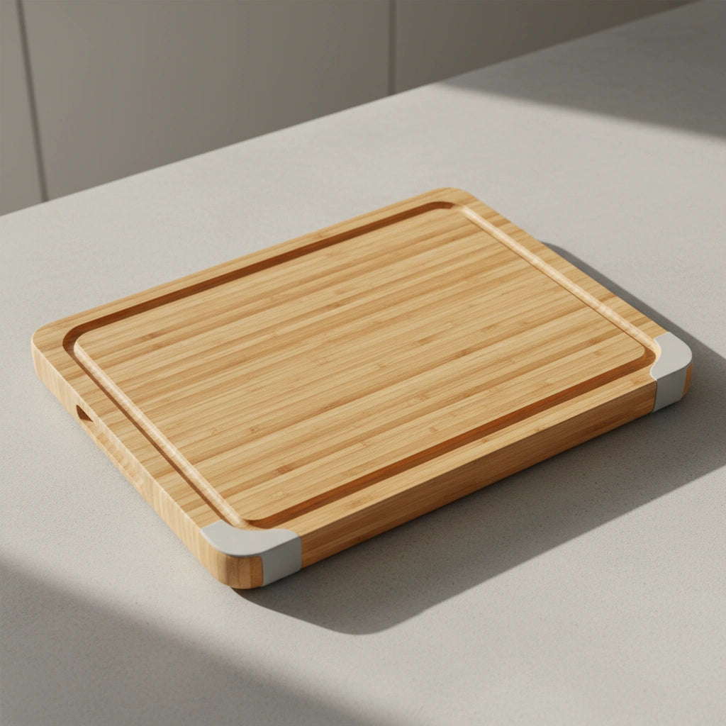 Minimalistisches Bambus-Schneidebrett XL